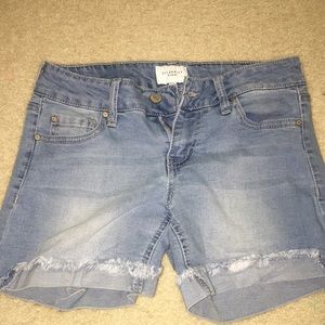 denim shorts